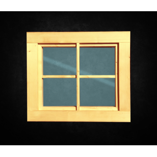 Holzfenster feststehend (BxH variabel)